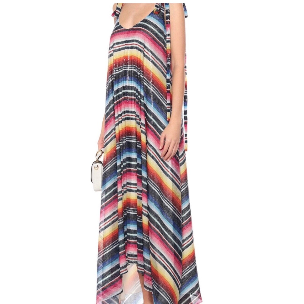 Alanui Sarape Sequin Maxi Dress Size M